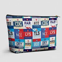 French Airports - Pouch Bag