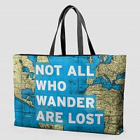 Not All Who - World Map - Weekender Bag