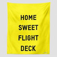 Home Sweet Flight Deck - Wall Tapestry