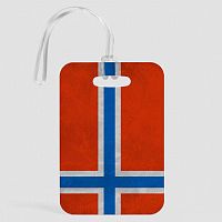 Norwegian Flag - Luggage Tag