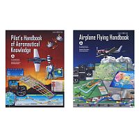 Sporty's Airplane Flying Handbook and Pilot's Handbook of Aeronautical Knowledge Combo