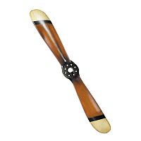 Wooden Propeller with Black and Ivory Tips (27.25”)