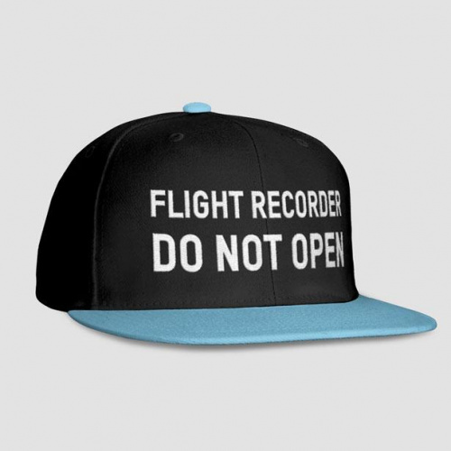 Flight Recorder Do Not Open - Snapback Cap