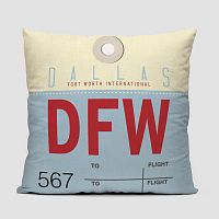 DFW - Throw Pillow