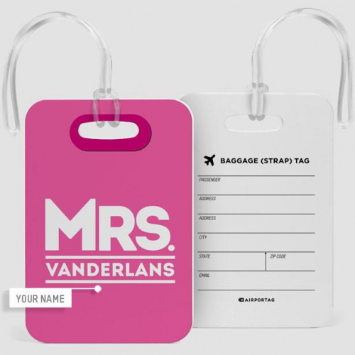 Mrs - Luggage Tag