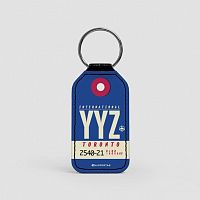 YYZ - Leather Keychain