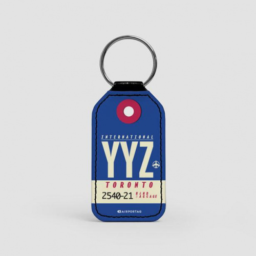 YYZ - Leather Keychain