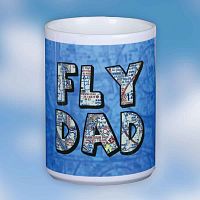 Custom U.S. Aeronautical Fly Dad Chart Mug
