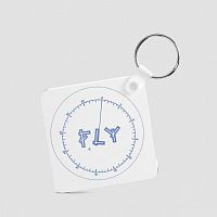 Fly VFR Chart - Square Keychain