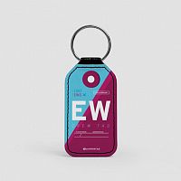 EW - Leather Keychain