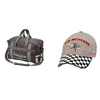 P-51 Mustang Duffel Bag and Cap Combo