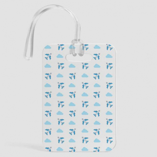 Emoji Cloud Plane - Luggage Tag