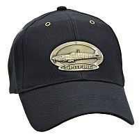 Spitfire Airplane Cap with Brass Emblems