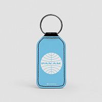 Pan Am Logo - Leather Keychain