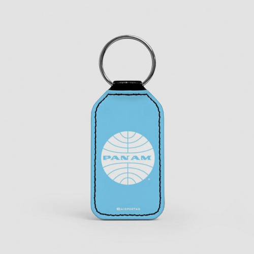 Pan Am Logo - Leather Keychain