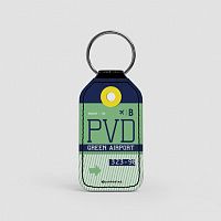 PVD - Leather Keychain