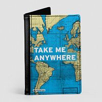 Take Me - World Map - Passport Cover