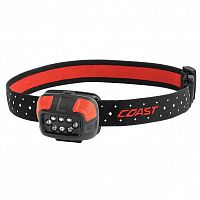 Coast Low-Profile Red/White Head Lamp