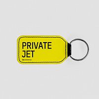 Private Jet - Tag Keychain