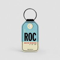 ROC - Leather Keychain