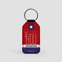 HOU - Leather Keychain