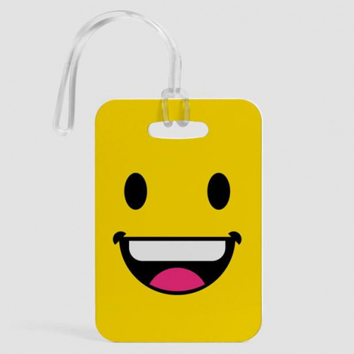 Emoji Happy - Luggage Tag