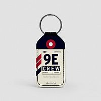 9E - Leather Keychain