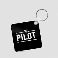 Pilot - Square Keychain