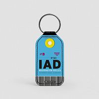 IAD - Leather Keychain