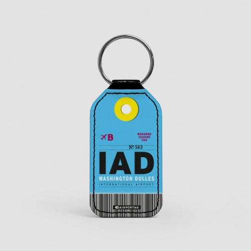 IAD - Leather Keychain