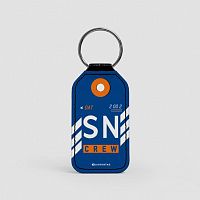 SN - Leather Keychain