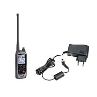 Icom A25N Portable NAV/COM Radio with European Style Plug