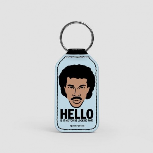 Hello - Leather Keychain