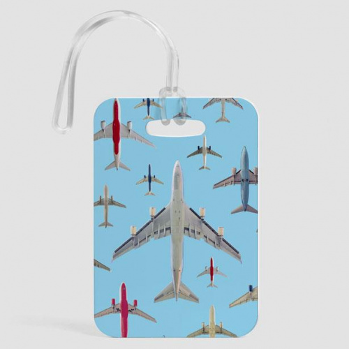 Airplane Above - Luggage Tag