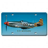 P-51 Mustang License Plate Cover