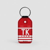 TK - Leather Keychain