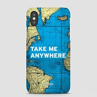 Take Me - World Map - Phone Case