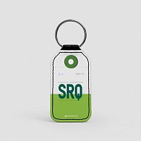 SRQ - Leather Keychain