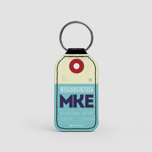 MKE - Leather Keychain