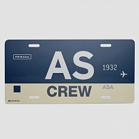 AS - License Plate