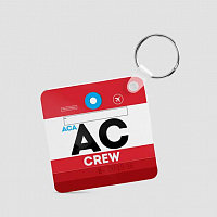 AC - Square Keychain