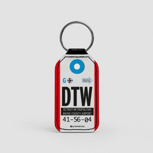 DTW - Leather Keychain