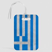 Greek Flag - Luggage Tag