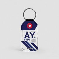 AY - Leather Keychain