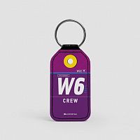 W6 - Leather Keychain