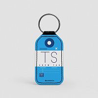 TS - Leather Keychain