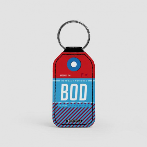 BOD - Leather Keychain