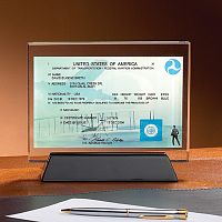 Desktop Glass Plaque (single-sided)