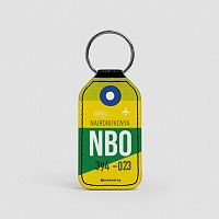 NBO - Leather Keychain