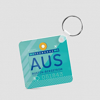AUS - Square Keychain